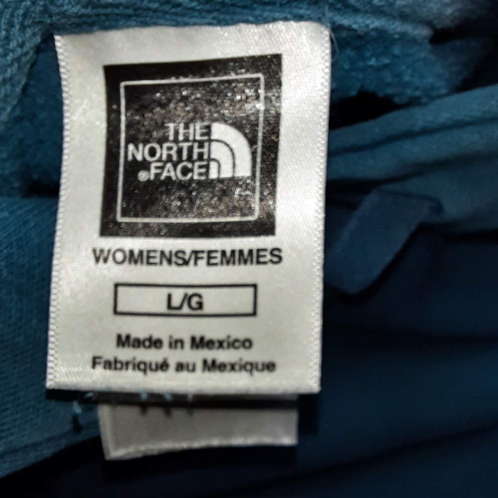The North Face Blue Graphic Pull-over Hoodie SZ L - Picture 6 of 11